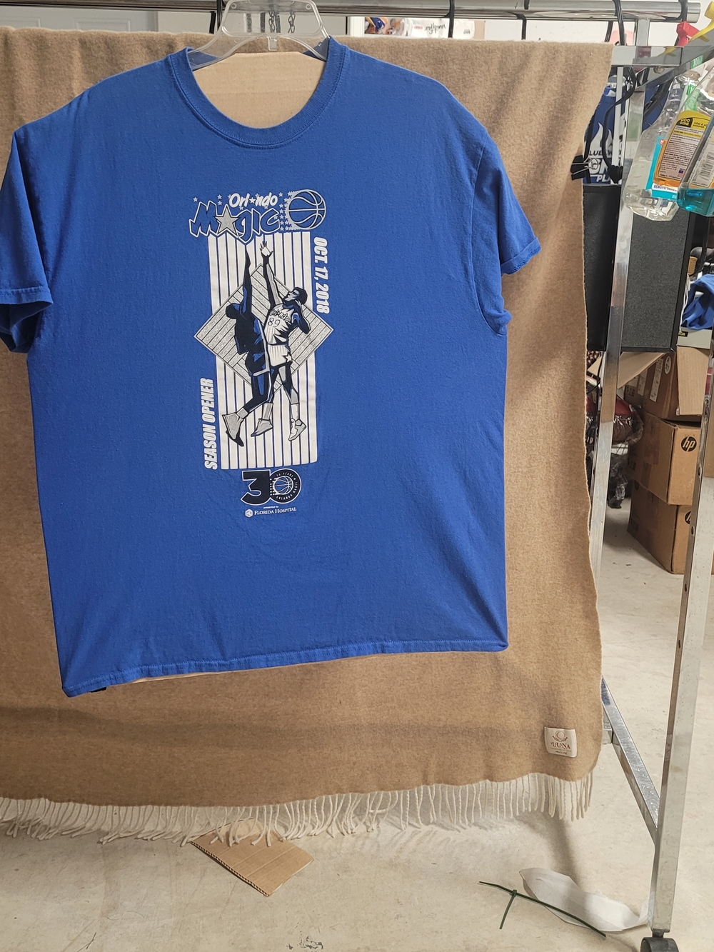 Blue Graphic Tee -Magic Team Season Opener